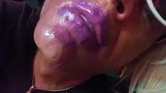 Crazy Slut Oralllee Dildo Action